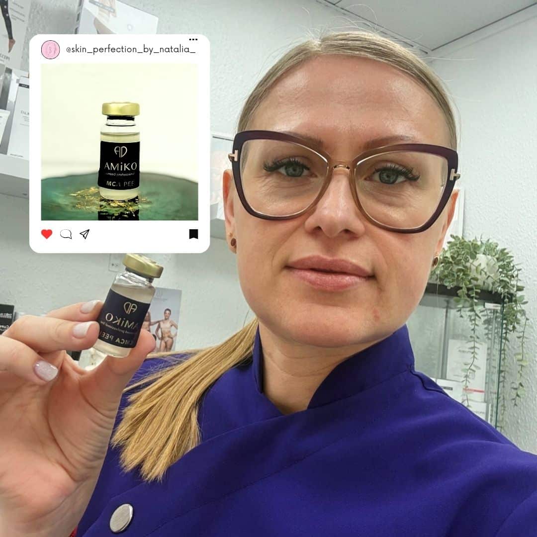 Discover the Revolutionary Amiko CMCA Peel with Colostrum at Skin Perfection by Natalia in Corby