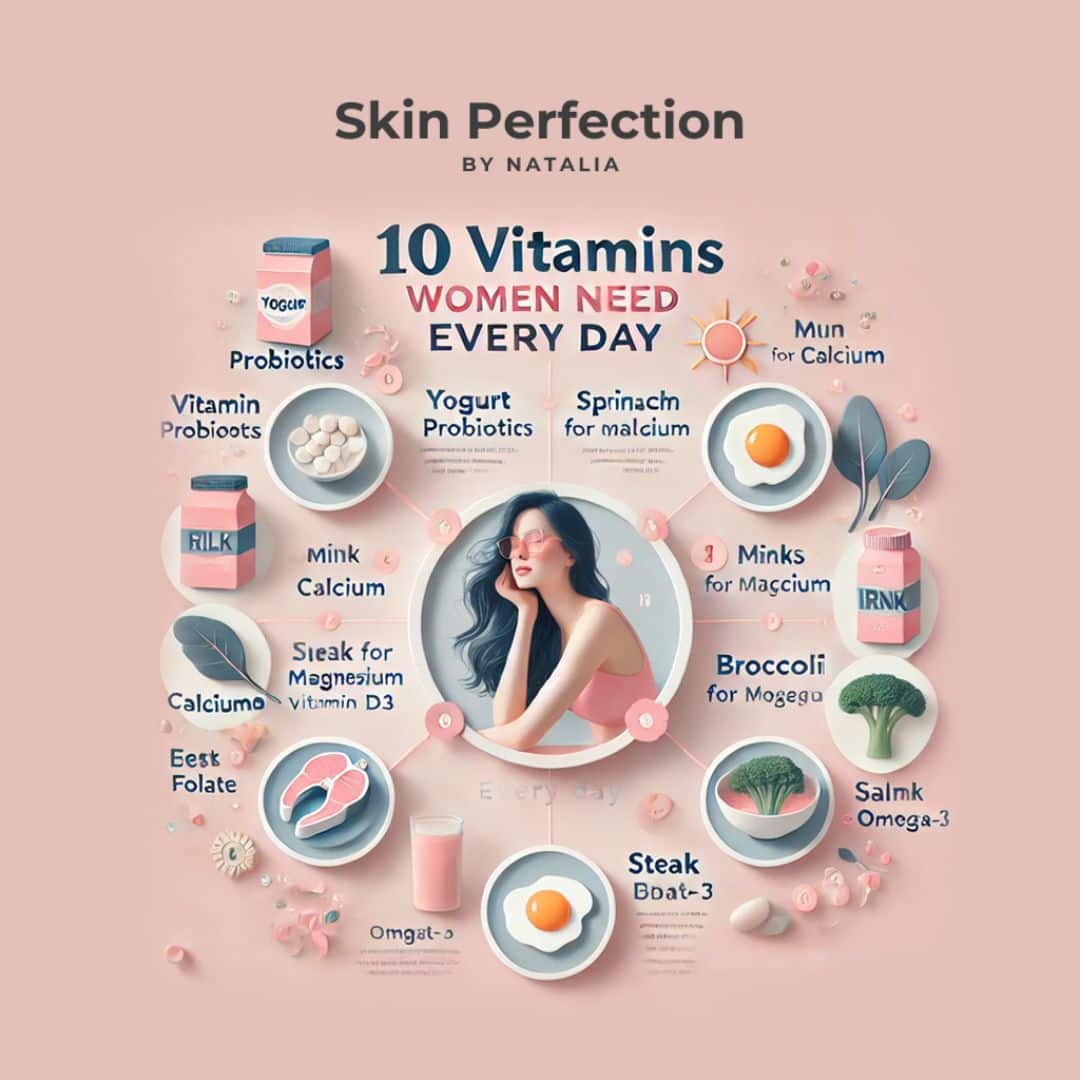 Beauty Salon in Corby 10 Essential Vitamins for Women’s Daily Health